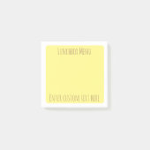 Post-it® Menu boîte à lunch Notes de lunch mignonnes  (Devant)