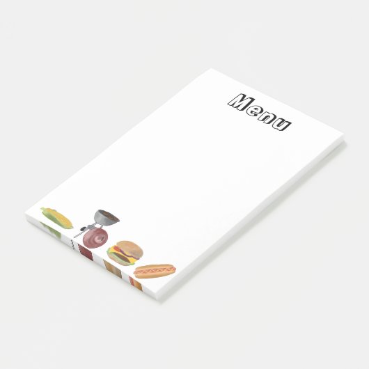 Post-it® Menu BQ (Incliné)