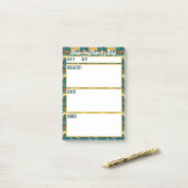 Post-it® Menu Camping Outil de planification des repas (Sur un bureau)