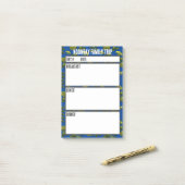 Post-it® Menu Camping Outil de planification des repas (Sur un bureau)