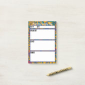 Post-it® Menu Camping Outil de planification des repas (Sur un bureau)