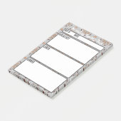 Post-it® Menu Camping Outil de planification des repas (Incliné)