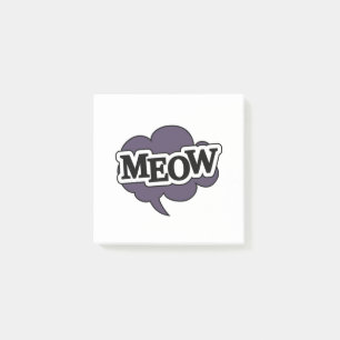 Post-it® Meow dans la bulle de la parole, le monde des chat