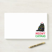 Post-it® Meowy Catmas (Sur un bureau)