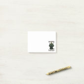 Post-it® Meowy Catmas Chat lunatique (Sur un bureau)