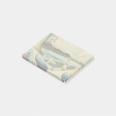 Post-it® Mer japonaise de Satta Hiroshige Art (Incliné)