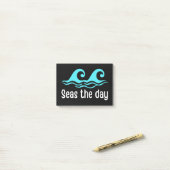 Post-it® Mer Le Jour Drôle Océan (Sur un bureau)