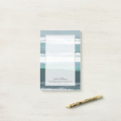 Post-it® Mer turquoise (Sur un bureau)