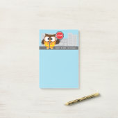 Post-it® Merci de patrouille de sécurité d'école de garde (Sur un bureau)