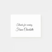 Post-it® merci de venir ajouter un message texte (Devant)