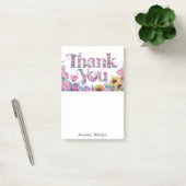 Post-it® *~* Merci floral Gratitude AP85 Manifestation (Bureau)