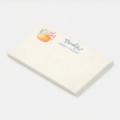 Post-it® Merci gracieux béni avec un Citrouille orange (Incliné)