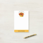 Post-it® Merci gracieux béni personnalisé (Sur un bureau)