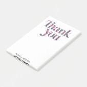 Post-it® *~* Merci Gratitude AP85 Fleurs Manifest (Incliné)