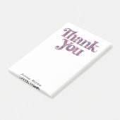 Post-it® *~* Merci Gratitude Manifestation florale AP85 (Incliné)