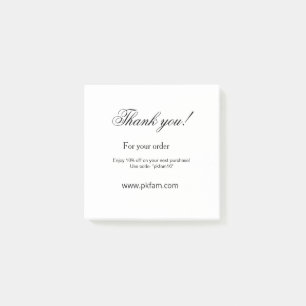 Post-it® Merci pour l'achat détail de l'entreprise familial