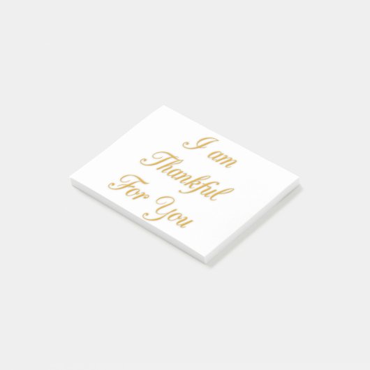 Post-it® Merci Texte Citation Art Design d'impression (Incliné)