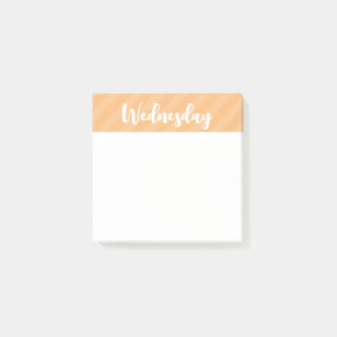 Post-it® Mercredi - Jours de la semaine - Publier des notes