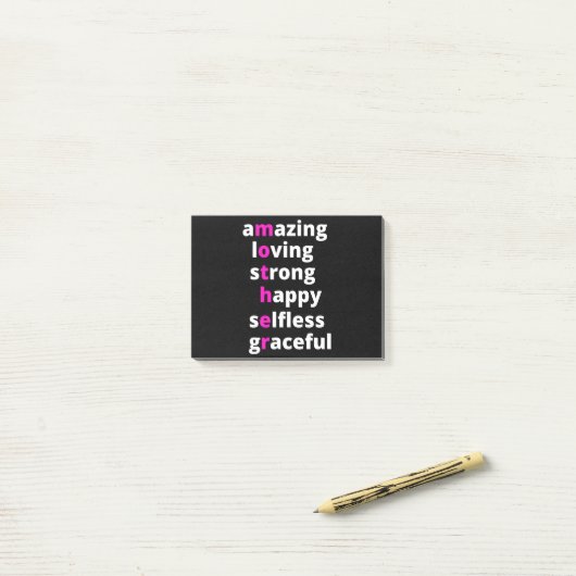 Post-it® Mère (Sur un bureau)