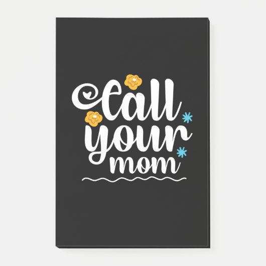 Post-it® Mère Cadeau Appelez Votre Maman (Devant)