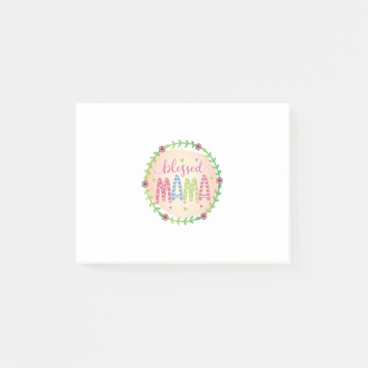 Post-it® Mère Cadeau Béni Mère (Devant)