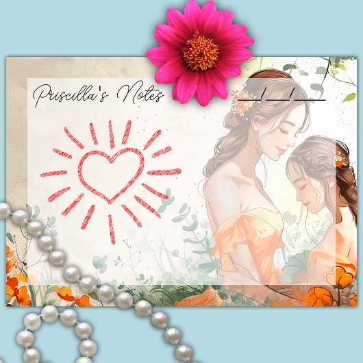 Post-it® Mère et fille de 4 po x 3 po