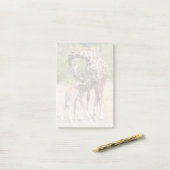 Post-it® Mère girafe et bébé au Kenya (Sur un bureau)