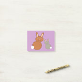 Post-it® Mères Day Bunnies Publier les notes Pad (Sur un bureau)