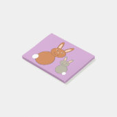 Post-it® Mères Day Bunnies Publier les notes Pad (Incliné)