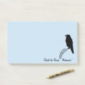 Post-it® Merles. Le Corbeau (Sur un bureau)