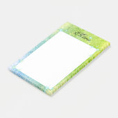 Post-it® Mermaid Bleu Vert Parties scintillant Étincelle Fa (Incliné)