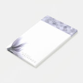 Post-it® Mermaid Chic Tail | Dusty Lavender Purple Personna (Incliné)
