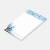 Post-it® Mermaid Glam Tail | Dusty Ice Blue Luster Custom (Incliné)