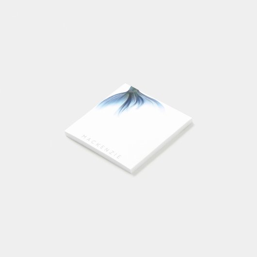 Post-it® Mermaid Glam Tail | Dusty Ice Blue Luster Custom (Incliné)