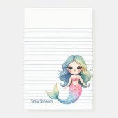Post-it® Mermaid Whispers Sticky Notes (Devant)