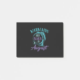 Post-it® Mermaids Are Born en août Birthday
