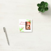 Post-it® Merry Bright Christmas ajouter nom de famille bien (Bureau)