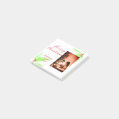 Post-it® Merry Bright Christmas ajouter nom de famille bien (Incliné)