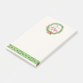 Post-it® Merry & Bright Christmas Wreath (Incliné)