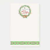 Post-it® Merry & Bright Christmas Wreath (Devant)