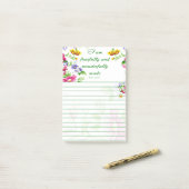 Post-it® Merveilleusement fait (Sur un bureau)