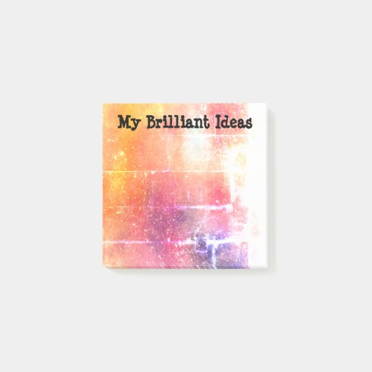 Post-it® Mes notes collantes d'idées brillantes (Devant)