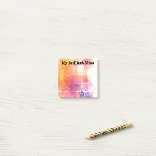 Post-it® Mes notes collantes d'idées brillantes (Sur un bureau)