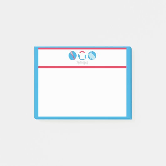 Post-it® Mes recettes (Devant)