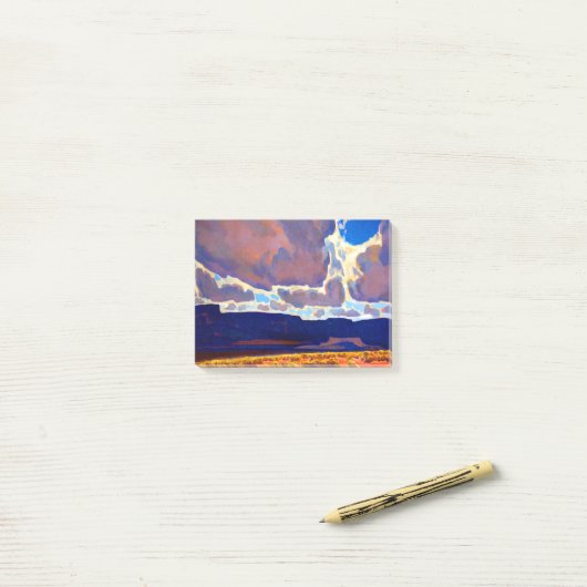 Post-it® MESAs de Maynard Dixon dans l'ombre (Sur un bureau)