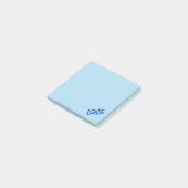Post-it® Message d'AMOUR bleu doux (Incliné)