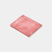 Post-it® Message de maman - Chalkboard Red Wall (Incliné)