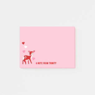 Post-it® Message personnalisé de la Saint-Valentin Red Deer
