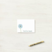 Post-it® Message personnalisé photo Dandelion (Sur un bureau)