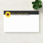 Post-it® Message positif du tournesol (Bureau)